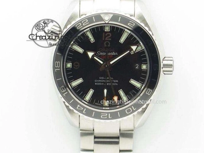0805 De Ville Hour Vision Co-Axial 41mm SS V6F Best Edition Black Dial On SS Bracelet A BestValue 8277